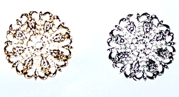 5-P031 真鍮 透かしパーツ25mm 2ヶ