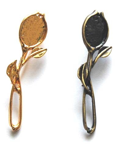 5-P033 ブローチ金具 2ヶ