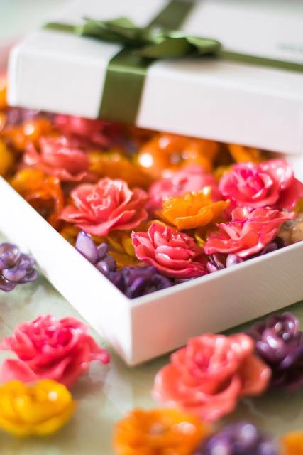 HR03-01M　 本物薔薇のアクセサリーパーツ卸　１０輪