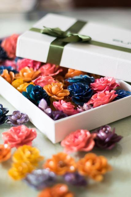 HR03-01M　 本物薔薇のアクセサリーパーツ卸　１０輪