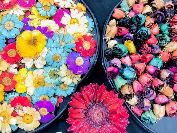 3-01M　アジサイアクセサリーパーツ　１０個（5セット）