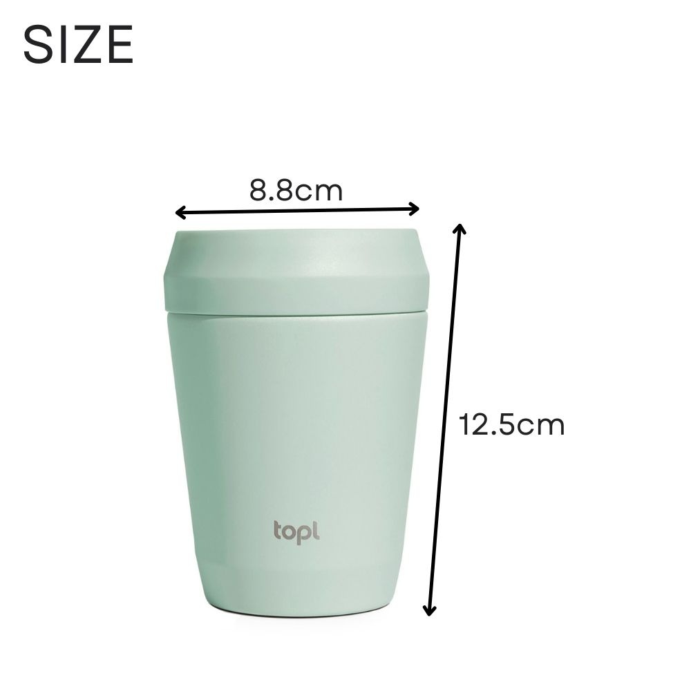 TOPL トゥゴータンブラー 235ml タンブラー トップル ステンレスタンブラー 蓋付き 保温 保冷 真空断熱 360度 透明蓋 To Go Tumbler コップ マグカップ コーヒー 蓋付きタンブラー 持ち運び 漏れにくい BPAフリー おしゃれ ギフト プレゼント