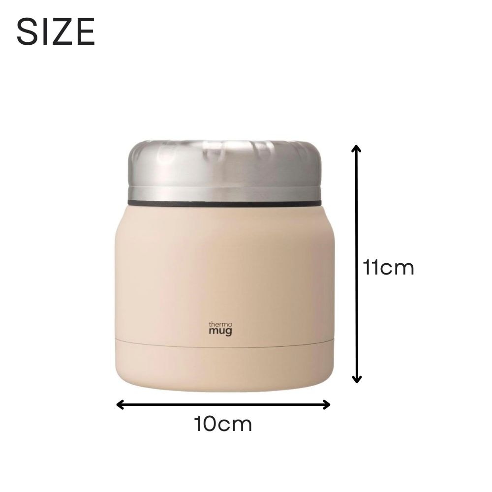 thermo mug スープジャー MINI TANK 300ml 弁当箱 真空断熱 フードポット スープボトル 保存容器 保温 保冷 フードコンテナ お弁当箱 ランチボックス ステンレス 無地 ランチジャー スープポット フードジャー おしゃれ ギフト プレゼント