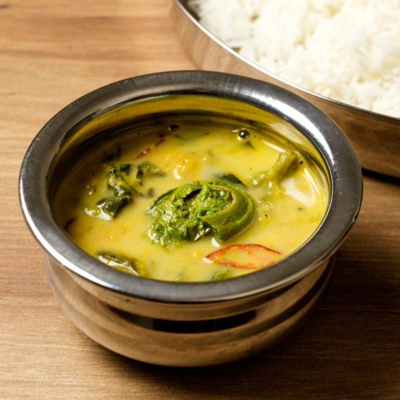 季節限定 こごみと菜の花のクートゥー Ostrich fern and Rape blossoms Kootu