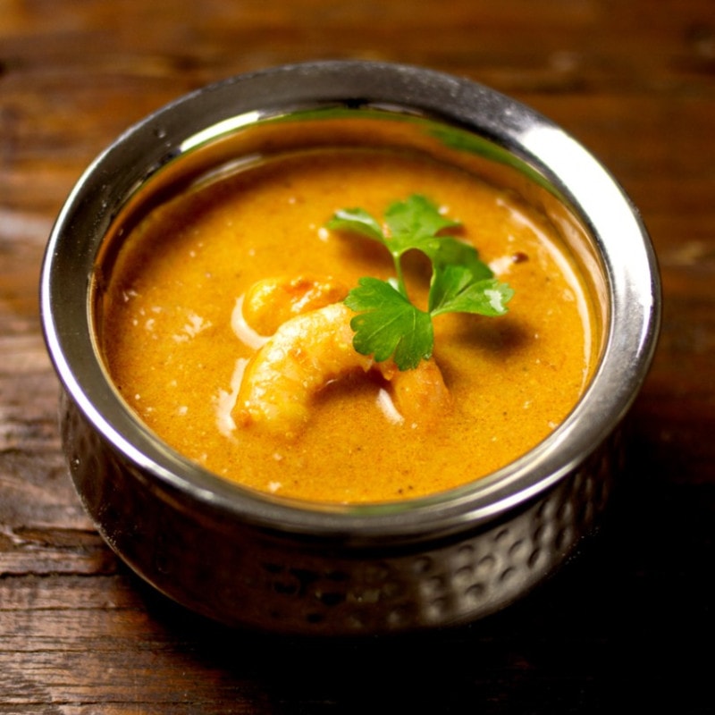 数量限定 紅ズワイガニと小海老のトマトクリームカレー Red Snow Crab and Shrimp Tomato Cream Chicken Curry