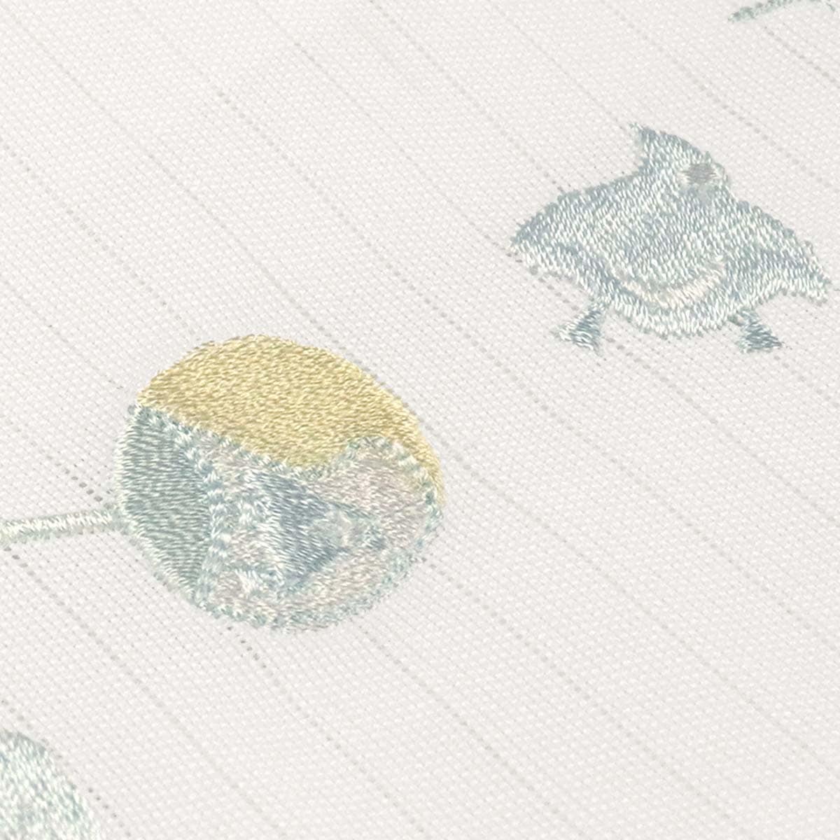 衿秀 公式 き楽っく 替え衿 替衿 かええり 夏 絽 刺繍 千鳥 ちどり