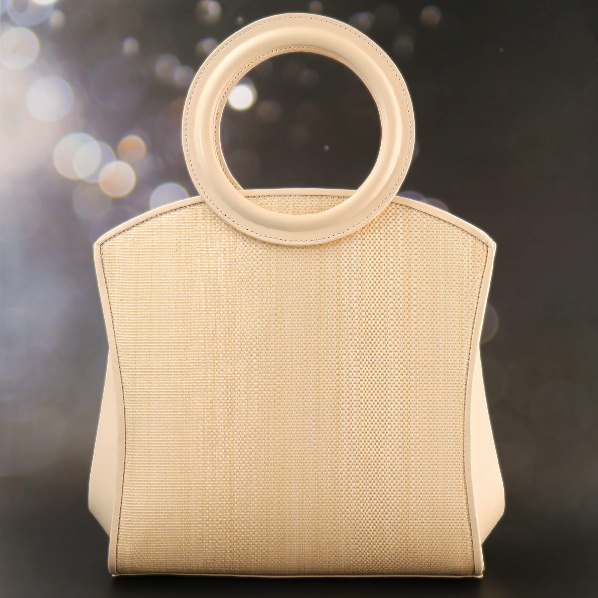 衿秀 公式 バッグ 和装 着物 ばっぐ bag ホースヘア ベージュ 上品