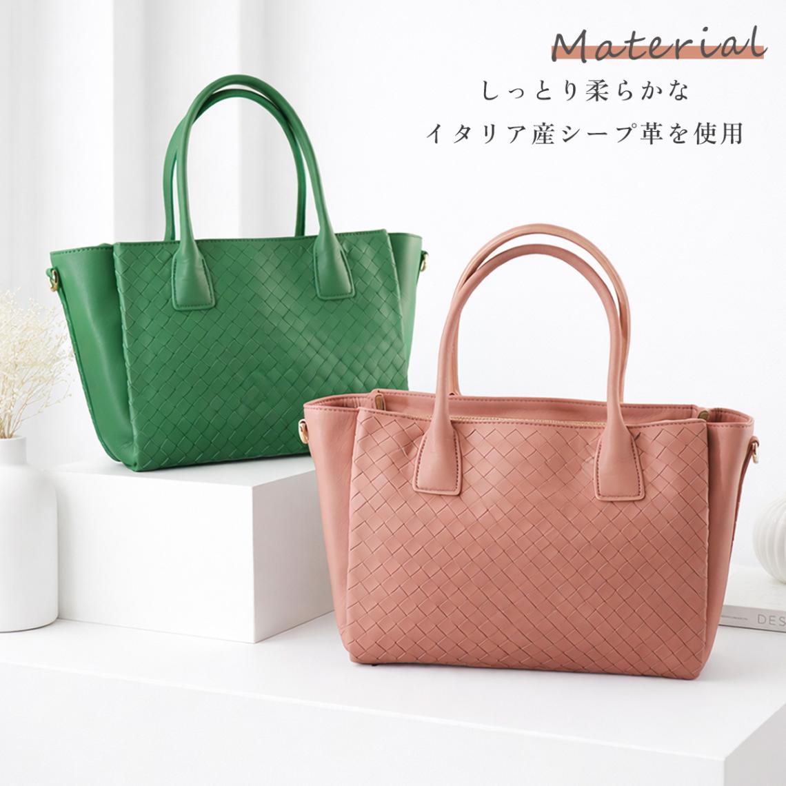 衿秀 公式 バッグ ハンドバッグ 2way イタリアンシープレザー 羊革