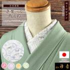 衿秀 公式 き楽っく 替え衿 日本製 刺繍 ヨーロピアン 白 ブルー 替衿 かええり 半衿 はんえり きらっく 洗える えりひで 襟の衿秀 すなお きものすなお