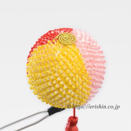 玉かんざし(三色絞り)