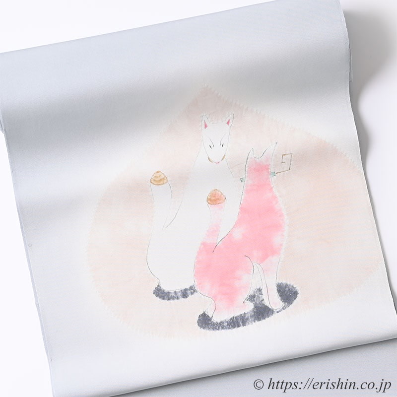 【お誂え】森健持 染名古屋帯(ばでぃ・辻ケ花/塩瀬)