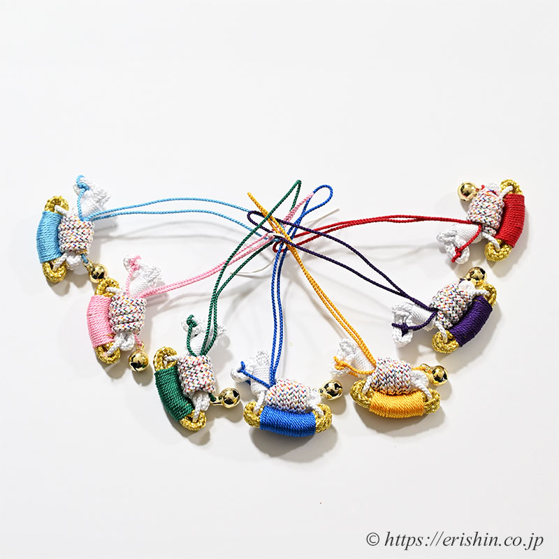 根付け（組紐/厄除け・午）7種