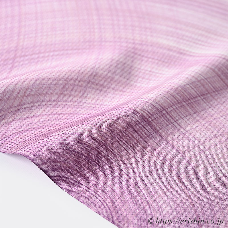 帯揚げ（しけ引き半円/壺菫色）