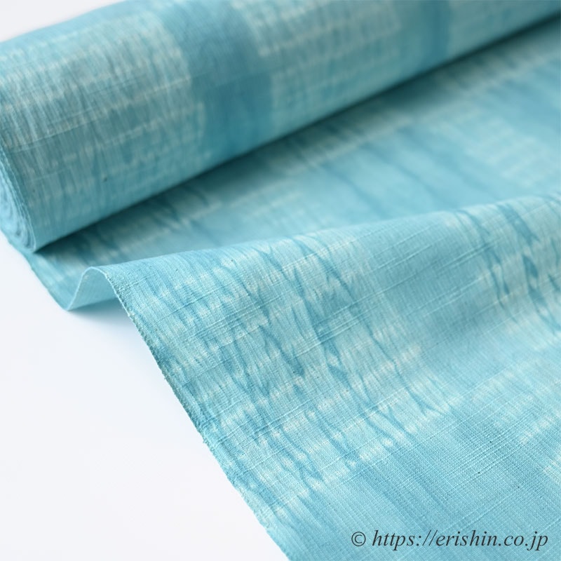 片貝絞り（ホライゾンブルー）