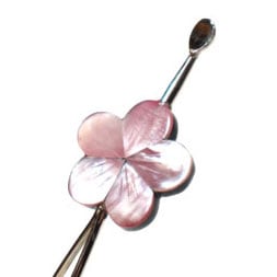 スティックタイプかんざし(螺鈿/紅梅)