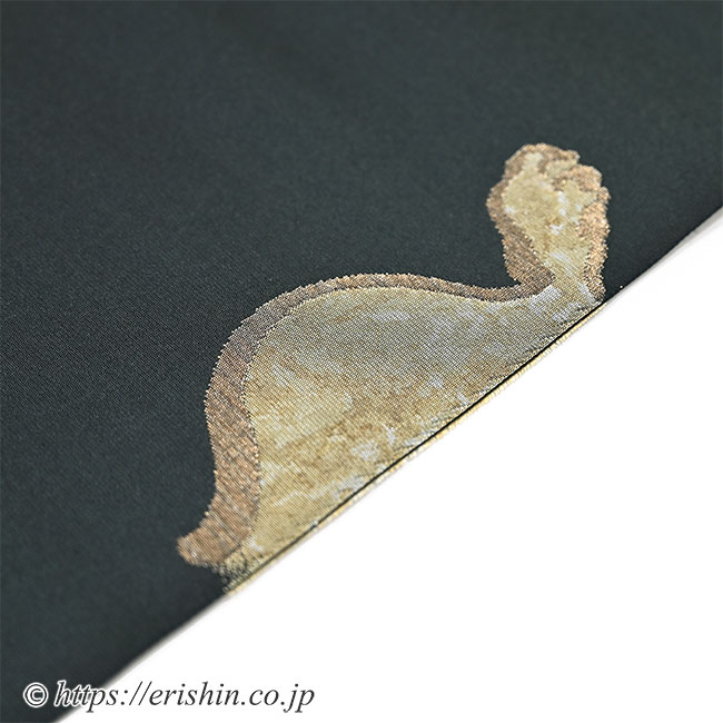 誉田屋源兵衛 九寸織名古屋帯（鳥獣戯画/兎の巻）誉田屋源兵衛『着物