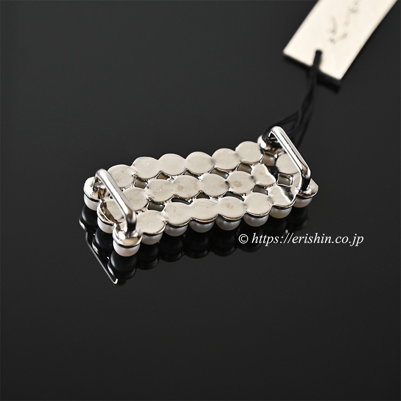 帯留め(パール風 No.4) ☆再入荷しました。