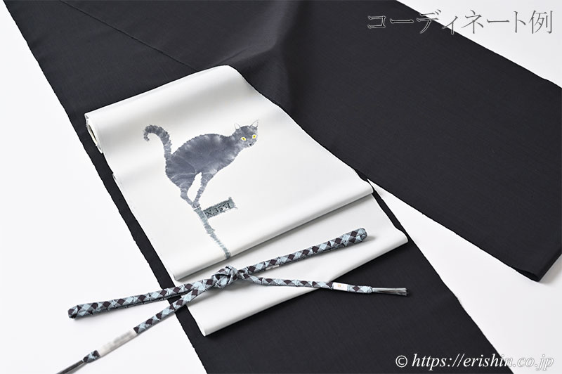【お誂え】森健持 染名古屋帯(ウェザーキャット・辻ケ花/塩瀬)