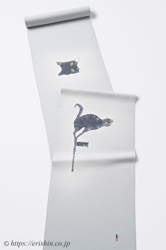 【お誂え】森健持 染名古屋帯(ウェザーキャット・辻ケ花/塩瀬)