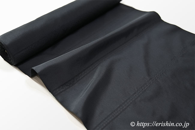 洛風林 しじら織コート(雨コート兼用/墨色)