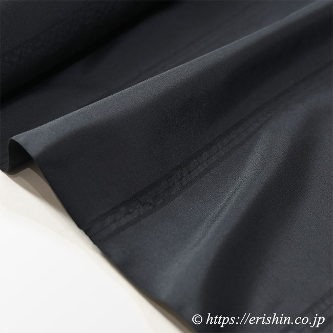 洛風林 しじら織コート(雨コート兼用/墨色)