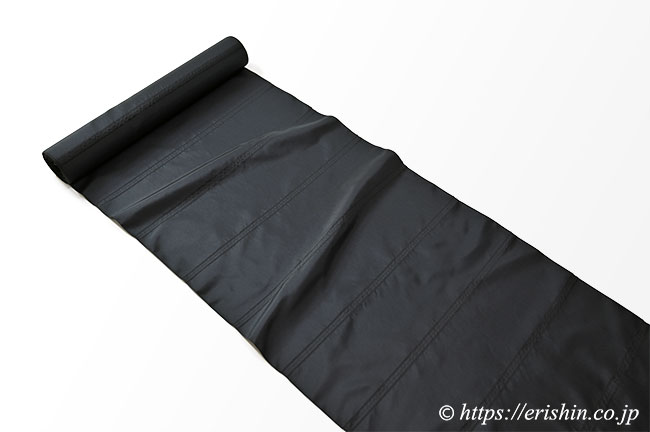 洛風林 しじら織コート(雨コート兼用/墨色)