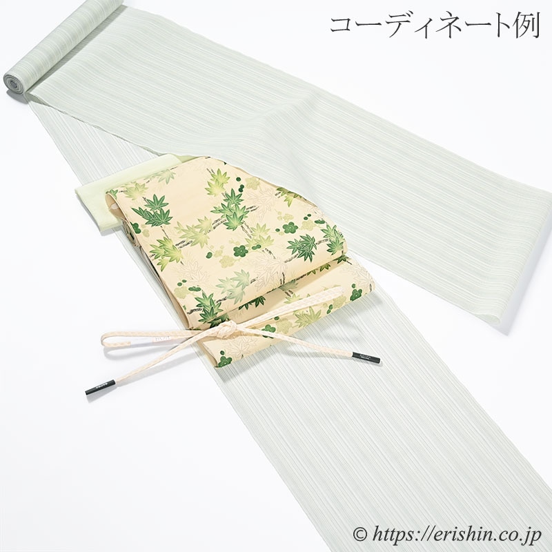 小千谷又は近江麻夏着物　十字絣　甕覗き miyagawa-kimono_sb15904