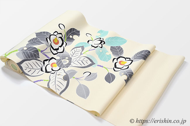 湯本エリ子 染名古屋帯(大山れんげ)