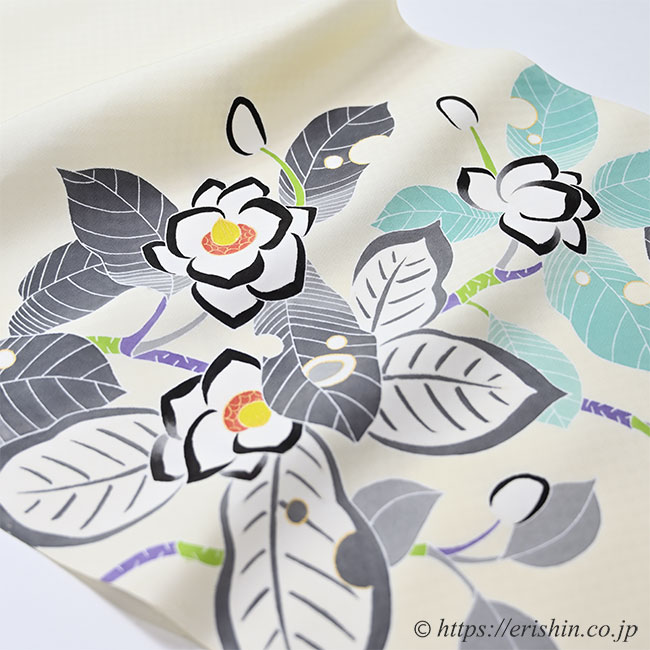 湯本エリ子 染名古屋帯(大山れんげ)