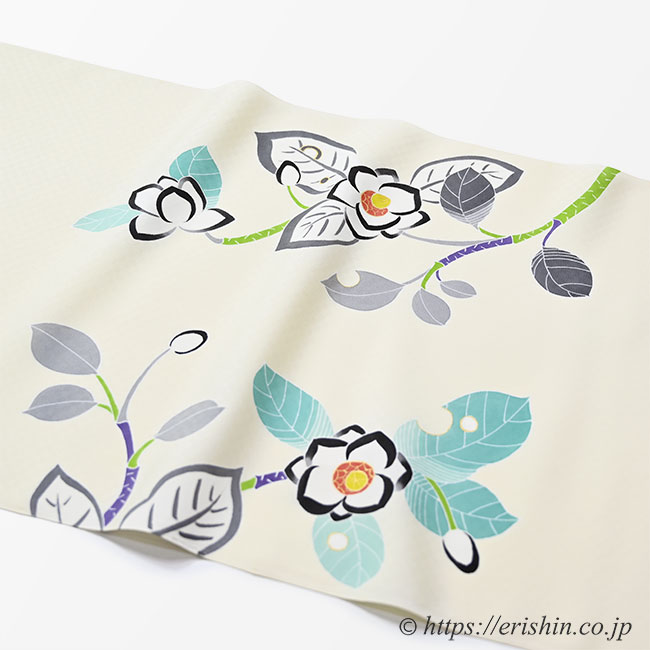 湯本エリ子 染名古屋帯(大山れんげ)