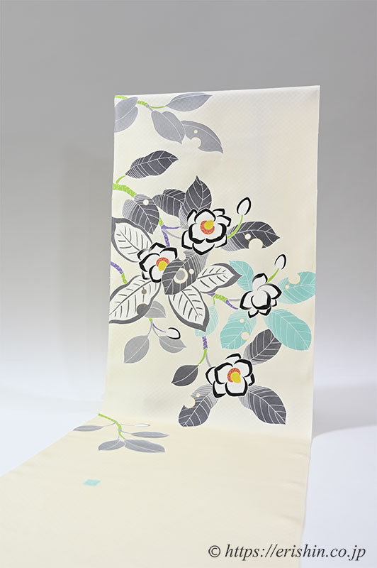 湯本エリ子 染名古屋帯(大山れんげ)