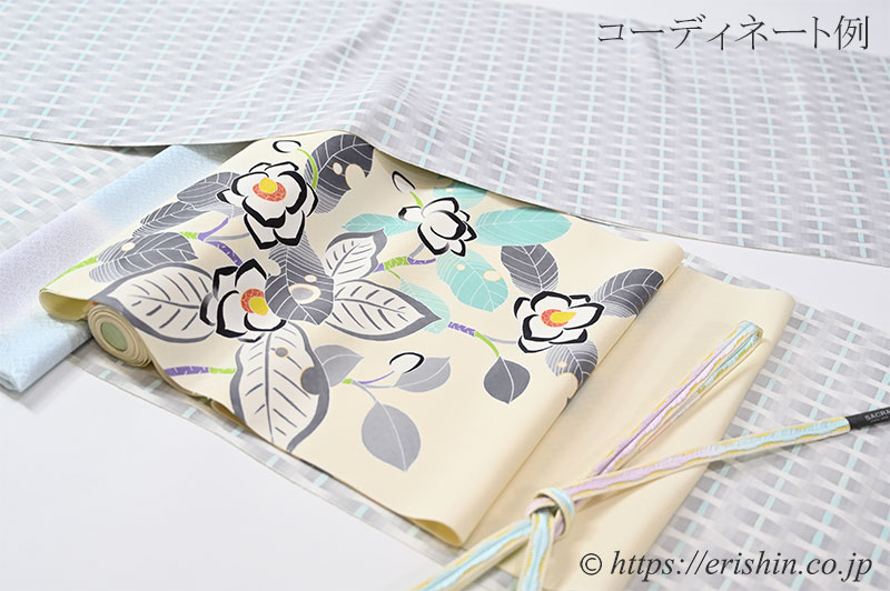 湯本エリ子 染名古屋帯(大山れんげ)