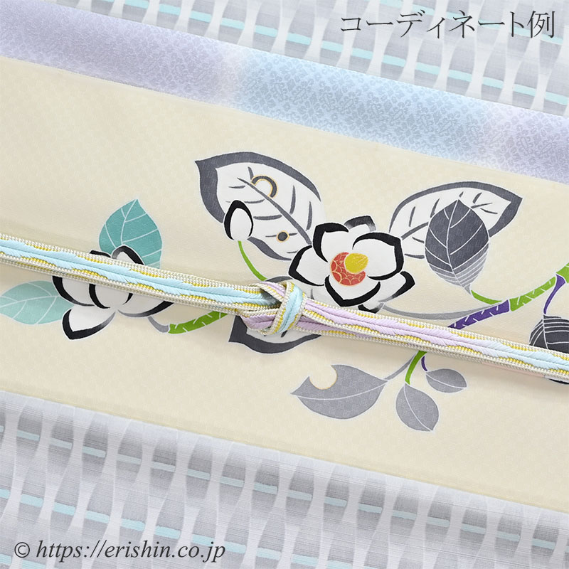 湯本エリ子 染名古屋帯(大山れんげ)