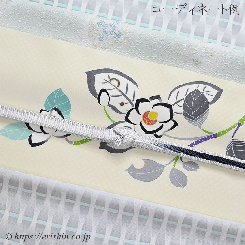 湯本エリ子 染名古屋帯(大山れんげ)