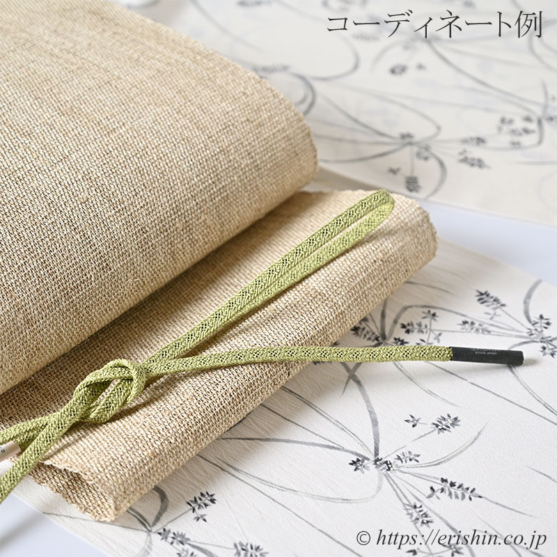 夏小紋（かやつり草/素描のように・紗紬地）野口『着物・呉服えり新』