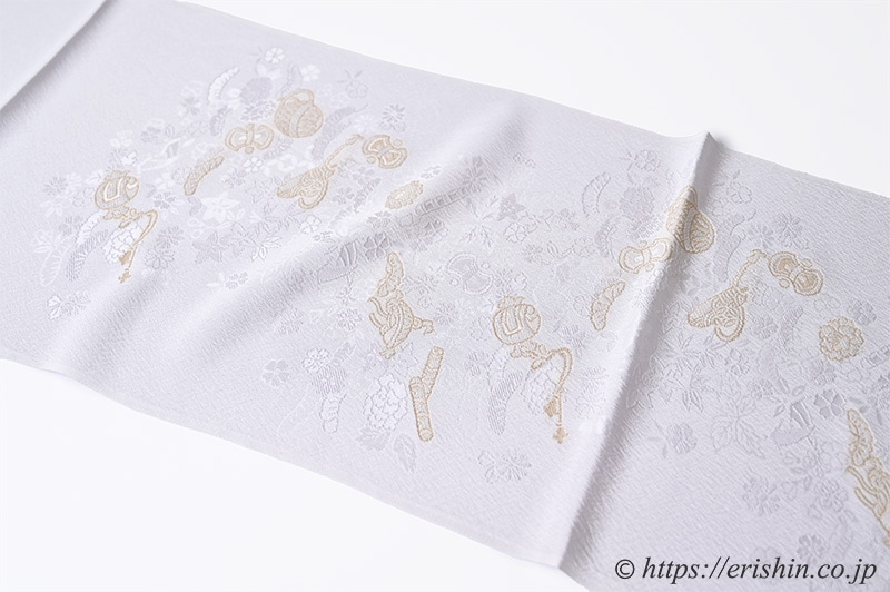 新品　薄桜にゴージャスな金糸たっぷりの素晴らしい色留訪問着　2ウェイ袋帯　5点 訳ありアウトレット品）□「高橋かおり-KAORI TAKAHASHI」 桜に