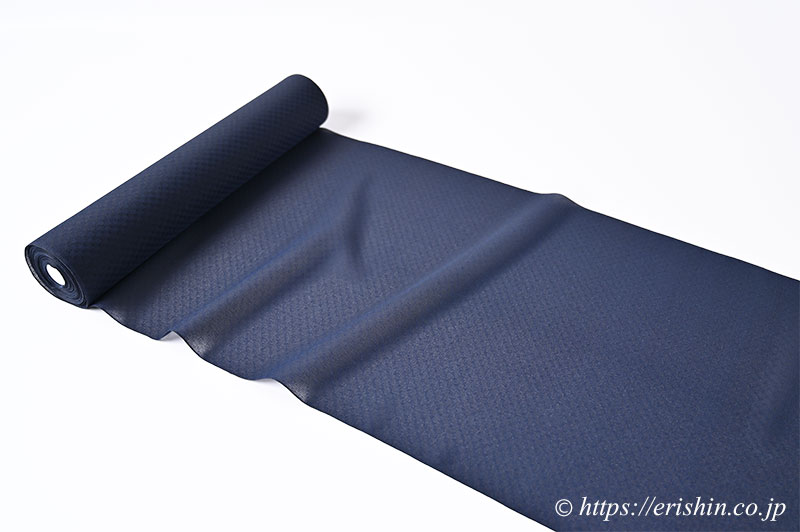 えり新オリジナル 塵よけ兼雨コート「小市松重ね/夏・単衣向」 濃紺色