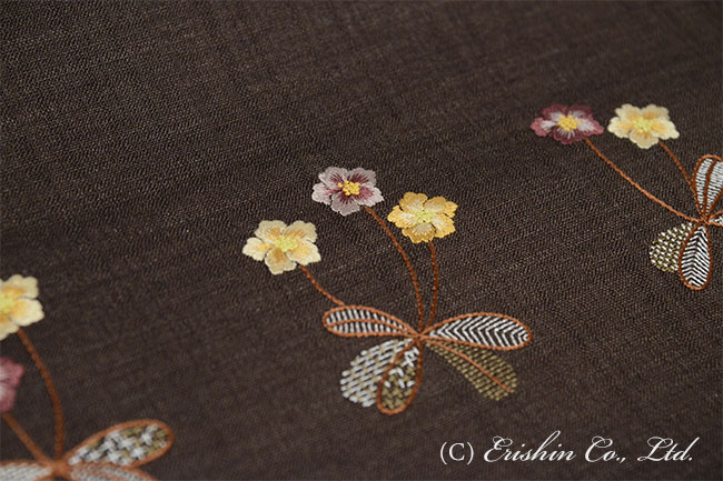 【お誂え】手刺繍名古屋帯(更紗小花)