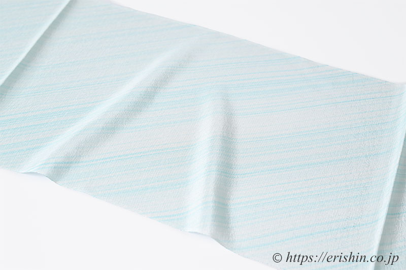 帯揚げ(斜めしけ引き/新橋色)