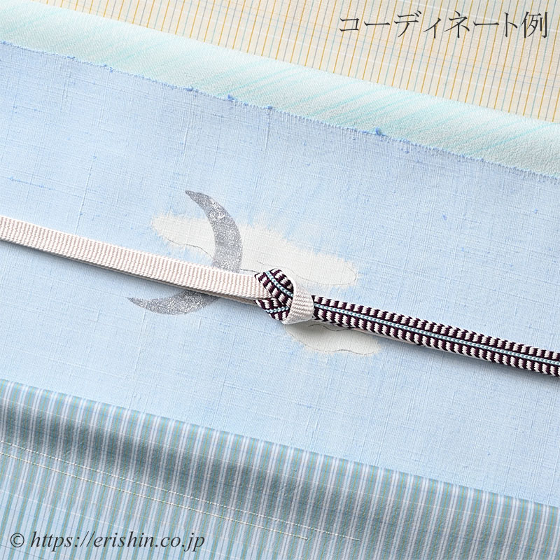 帯揚げ(斜めしけ引き/新橋色)