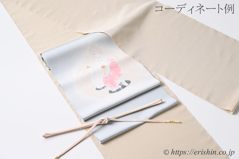 【お誂え】森健持 染名古屋帯(ばでぃ・辻ケ花/塩瀬)