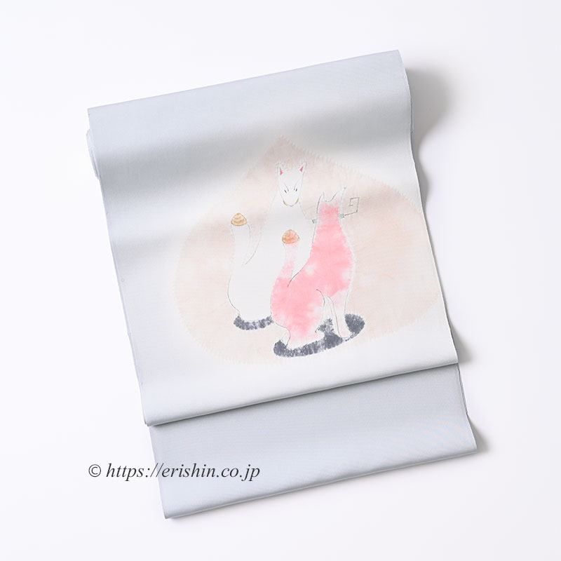 森健持 染名古屋帯(ばでぃ・辻ケ花/塩瀬)「着物と帯・呉服えり新」