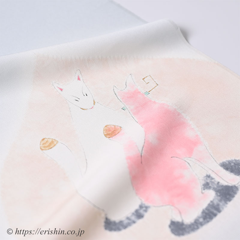 【お誂え】森健持 染名古屋帯(ばでぃ・辻ケ花/塩瀬)