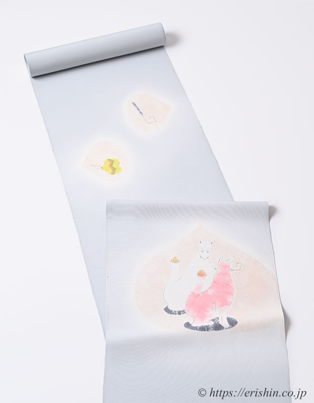 【お誂え】森健持 染名古屋帯(ばでぃ・辻ケ花/塩瀬)