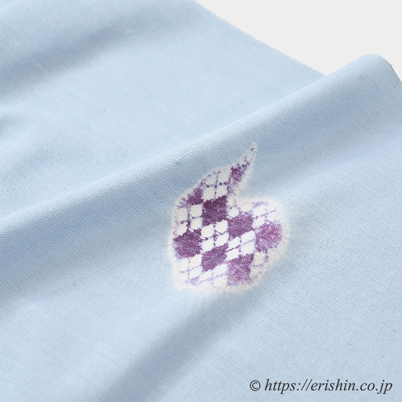 森健持 小紋(霊芝雲・辻ヶ花/紬ちりめん)