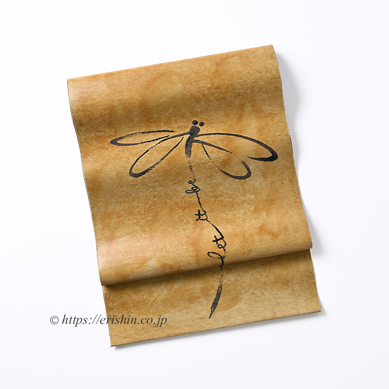 誉田屋源兵衛 九寸織名古屋帯(Let it be 蜻蛉)「着物と帯・呉服えり新」