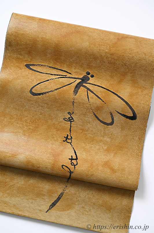 誉田屋源兵衛 九寸織名古屋帯(Let it be 蜻蛉) ※お値段は、お問い合わせ下さい。