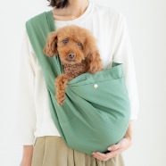 erva シンプルドッグスリング スモーキーミント Lサイズ 1-15kg対応の犬用抱っこ紐(小型犬・中型犬)スモーキーミント
