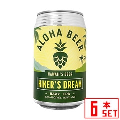 【空き缶】JAL 70周年記念アロハビール アロハビール ハイカーズドリーム 缶355ml x 6本 ハワイアンビール