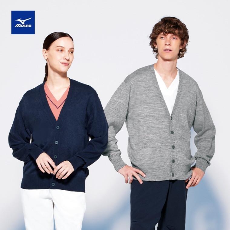 公式] ミズノ 兼用カーディガン MZ0502